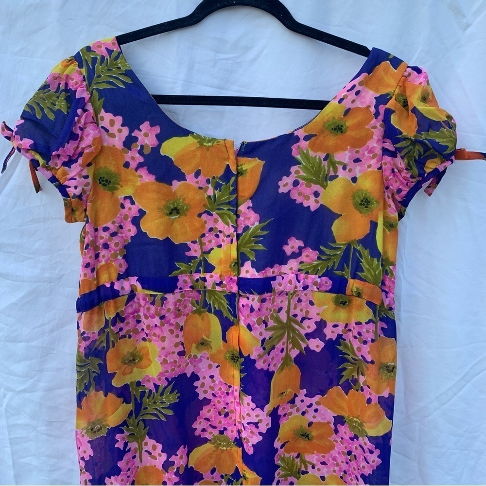 Lilly Pulitzer Vintage 1960’s ‘The Lilly’ Multicolor Floral Maxi Dress Rare - Picture 13 of 17